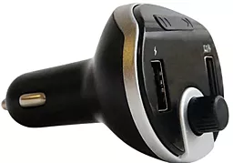 Автомобільний зарядний пристрій з FM трансмітером EasyLife A33 2.1a 2xUSB-A ports car charger black