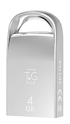 Флешка T&G Metal Series 4GB USB 2.0 (TG107-4G) Silver - фото Флешка T&G Metal Series 4GB USB 2.0 (TG107-4G) Silver