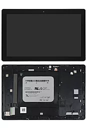 Дисплей для планшета Asus ZenPad 10 Z300C, Z300CG, Z300CL (зеленый шлейф, #CLAT101WR61XG, CLAA101WR61 XG) + Touchscreen with frame Black