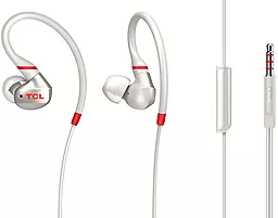 Навушники TCL ACTV100 Crimson White (ACTV100WT-EU) - фото Навушники TCL ACTV100 Crimson White (ACTV100WT-EU)