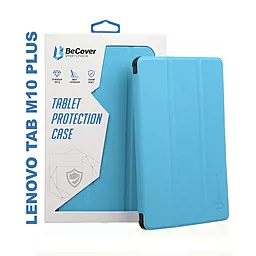 Чехол для планшета BeCover Smart Case Lenovo Tab M10 Plus TB-X606 / M10 Plus (2nd Gen) Blue (705983) - фото Чехол для планшета BeCover Smart Case Lenovo Tab M10 Plus TB-X606 / M10 Plus (2nd Gen) Blue (705983)