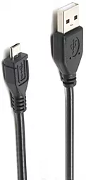 Кабель Maxxter USB-A - micro USB 12w 2.4a 0.3м cable Black (UB-AMM-0.3M) - фото Кабель Maxxter USB-A - micro USB 12w 2.4a 0.3м cable Black (UB-AMM-0.3M)