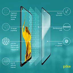 Защитное стекло Piko Full Glue для Vivo Y30  Черное (1283126504358) - миниатюра 3