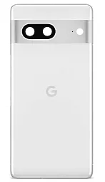 Задняя крышка корпуса Google Pixel 7 со стеклом камеры Original Snow