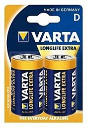 Батарейки Varta D (LR20) Extra LongLife 2шт 1.5 V