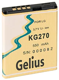 Акумулятор LG KG270 / LGIP-411A (550 mAh) Gelius Ultra