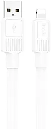 Кабель USB Hoco X84 Solid 2.4a Lightning Cable White