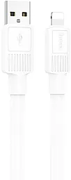 Кабель Hoco X84 Solid USB-A - Lightning 12w 2.4a 1м cable White