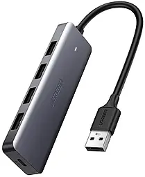 USB-A хаб Ugreen 4-in-1 USB3.0 gray (50985) - фото USB-A хаб Ugreen 4-in-1 USB3.0 gray (50985)