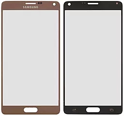 Корпусное стекло дисплея Samsung Galaxy Note 4 N910H (original) Gold