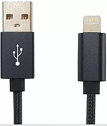 USB Кабель Gelius Metallic Edition Lightning cable для iPhone 6/6S Black