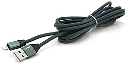 Кабель EMY MY-732 USB-A - Lightning 12w 2.4a 2м cable Black - фото Кабель EMY MY-732 USB-A - Lightning 12w 2.4a 2м cable Black
