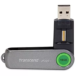 Флешка Transcend JetFlash 220 16Gb (TS16GJF220) - фото Флешка Transcend JetFlash 220 16Gb (TS16GJF220)