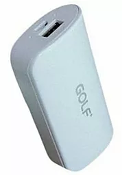 Повербанк GOLF GF-210 5200 mAh White - фото Повербанк GOLF GF-210 5200 mAh White