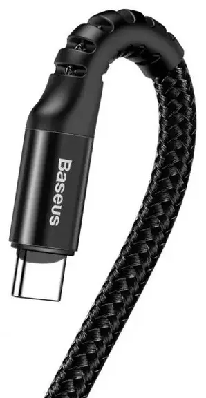 Кабель Baseus Fish-Eye USB Type-C - Type-C 100w 5a 1м PD cable Black - фото 4
