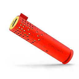 Повербанк Crown CMPB-6200 2600 mAh Red/Yellow - фото Повербанк Crown CMPB-6200 2600 mAh Red/Yellow