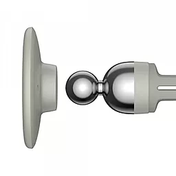 Держатель магнитный Baseus Magnetic Creamy White (SUCC000102) - миниатюра 6