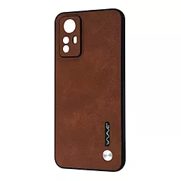Чехол Wave Leather Case для Xiaomi Redmi Note 12S Dark Brown