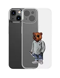 Чехол Apple Cute Fashion Bear TPU Case iPhone 13