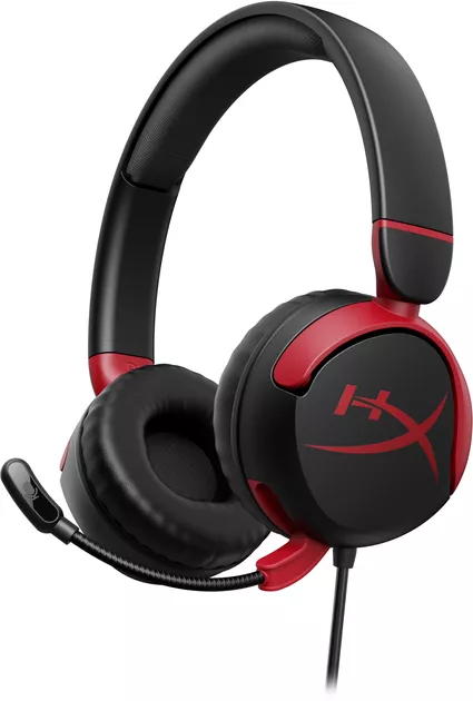 Навушники HyperX Cloud Mini Wired Black/Red (7G8F4AA) - фото 1