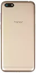 Задняя крышка корпуса Huawei Honor 7A / Honor 7s / Honor Play 7 со стеклом камеры Gold - фото Задняя крышка корпуса Huawei Honor 7A / Honor 7s / Honor Play 7 со стеклом камеры Gold