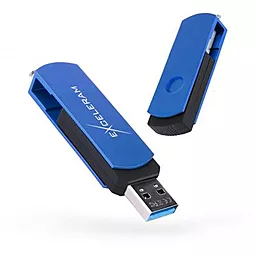 Флешка Exceleram 128GB P2 Series USB 3.1 Gen 1 (EXP2U3BLB128) Blue - фото Флешка Exceleram 128GB P2 Series USB 3.1 Gen 1 (EXP2U3BLB128) Blue
