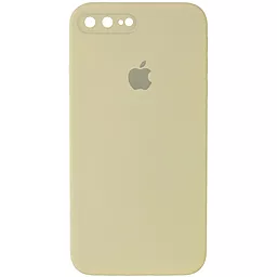 Чохол Silicone Case Full Camera Square для Apple iPhone 7 Plus, iPhone 8 Plus Mellow Yellow