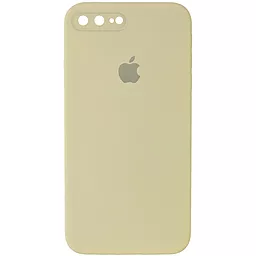 {"ru": "Чехол", "uk": "Чохол"} Silicone Case Full Camera Square для Apple iPhone 7 Plus, iPhone 8 Plus Mellow Yellow
