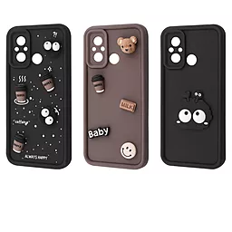 Чехол Pretty Things Case для Xiaomi Redmi 12C brown/bear - миниатюра 3