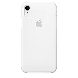 Чехол Apple Silicone Case 1:1 iPhone XR White