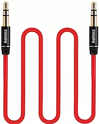 Аудио кабель Remax RL-L100 AUX mini Jack 3.5mm M/M Cable 1 м red (RL-L100) - миниатюра 2