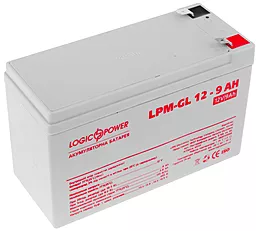Аккумуляторная батарея Logicpower 12V 9 Ah (LPM-GL 12 - 9 AH) GEL (6563) - миниатюра 2