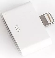 Адаптер-переходник PowerPlant 30Pin - iPhone 5 (8 pin) White (DV00DV4046)
