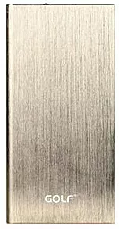 Повербанк GOLF GF-101 10000mAh Gold - фото Повербанк GOLF GF-101 10000mAh Gold