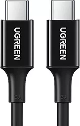 USB PD Кабель Ugreen US300 100W 5A 1.5M USB Type-C - Type-C Cable Black (20528)