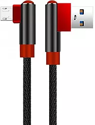 Кабель WUW X97 USB-A - micro USB 12w 2.4a 1.2м cable Black - фото Кабель WUW X97 USB-A - micro USB 12w 2.4a 1.2м cable Black