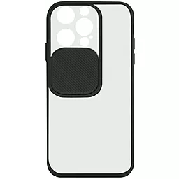 Чехол Camshield mate TPU со шторкой для камеры для Apple iPhone 13 Pro Max (6.7") Черный