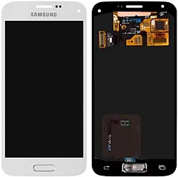 Дисплей Samsung Galaxy S5 mini G800 з тачскріном, оригінал, White