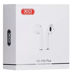 Наушники XO F60 Plus wireless charger AirPods White - миниатюра 6