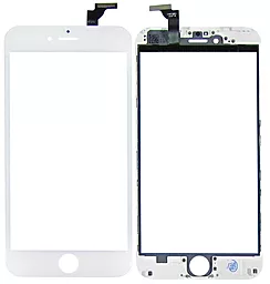 Сенсор (тачскрин) Apple iPhone 6 Plus с рамкой, White - фото Сенсор (тачскрин) Apple iPhone 6 Plus с рамкой, White