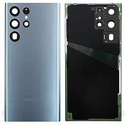 Задняя крышка корпуса Samsung Galaxy S22 Ultra 5G S908 со стеклом камеры Original   Graphite