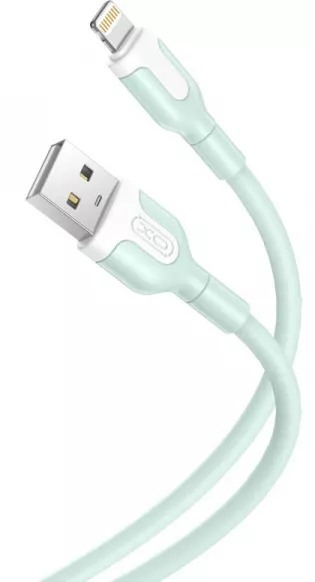 Кабель XO NB212 USB-A - Lightning 10.5w 1м cable Green - фото 1