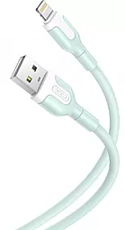 Кабель XO NB212 USB-A - Lightning 10.5w 1м cable Green - фото Кабель XO NB212 USB-A - Lightning 10.5w 1м cable Green