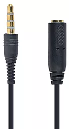 Аудио удлинитель Gembird mini Jack 3.5mm M/F 0.18 м black (CCA-419)
