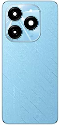 Задняя крышка корпуса Tecno Spark 20 со стеклом камеры Magic Skin Blue - фото Задняя крышка корпуса Tecno Spark 20 со стеклом камеры Magic Skin Blue