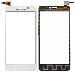 Сенсор (тачскрин) Lenovo A5000 White - фото Сенсор (тачскрин) Lenovo A5000 White