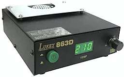 Паяльна станція з переднагрівачем плат Lukey 863D (переднагрівач плат, 530Вт)