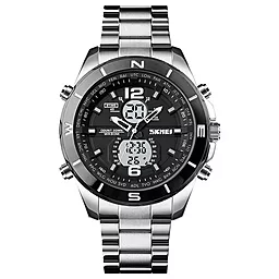 Наручний годинник SKMEI 1670SIWT Silver-White - фото Наручний годинник SKMEI 1670SIWT Silver-White