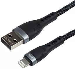 Кабель Remax USB-A - Lightning 12w 2.4a 1м cable Black (RC-C006A)