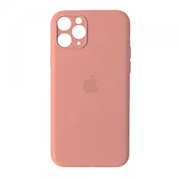 Чохол Silicone Case Full Camera Square для Apple iPhone 11 Pro Light Pink
